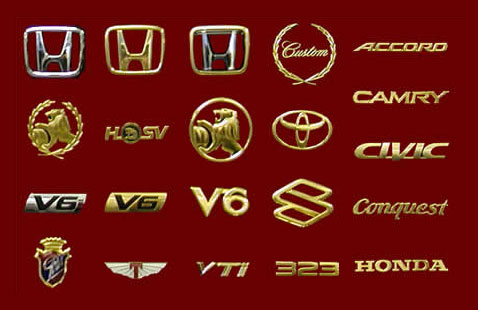 Cars Pictures on Custom Gold Plating 24k Gold